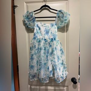 Floral Tule Altard State Dress